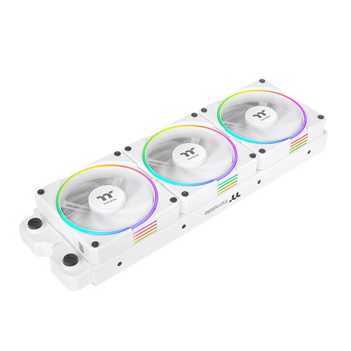 TS120 EX RGB Magnetic Quick Connect PWM Fan White Edition - 3 Fan Pack