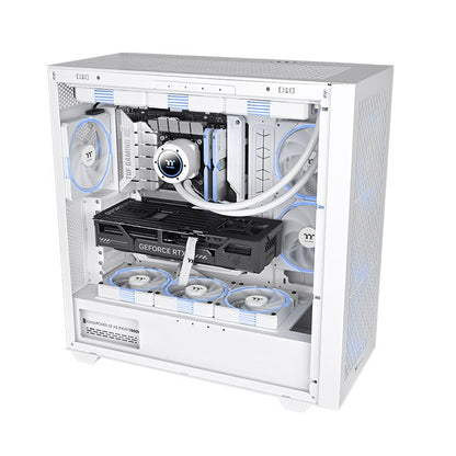TS120 EX RGB Magnetic Quick Connect PWM Fan White Edition - 3 Fan Pack