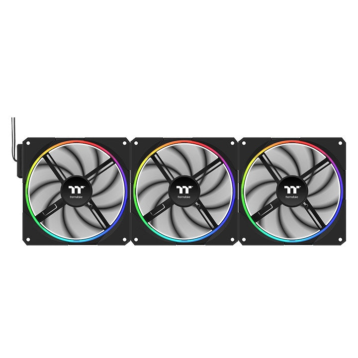 TS140 EX RGB Magnetic Quick Connect PWM Fan Black Edition - 3 Fan Pack
