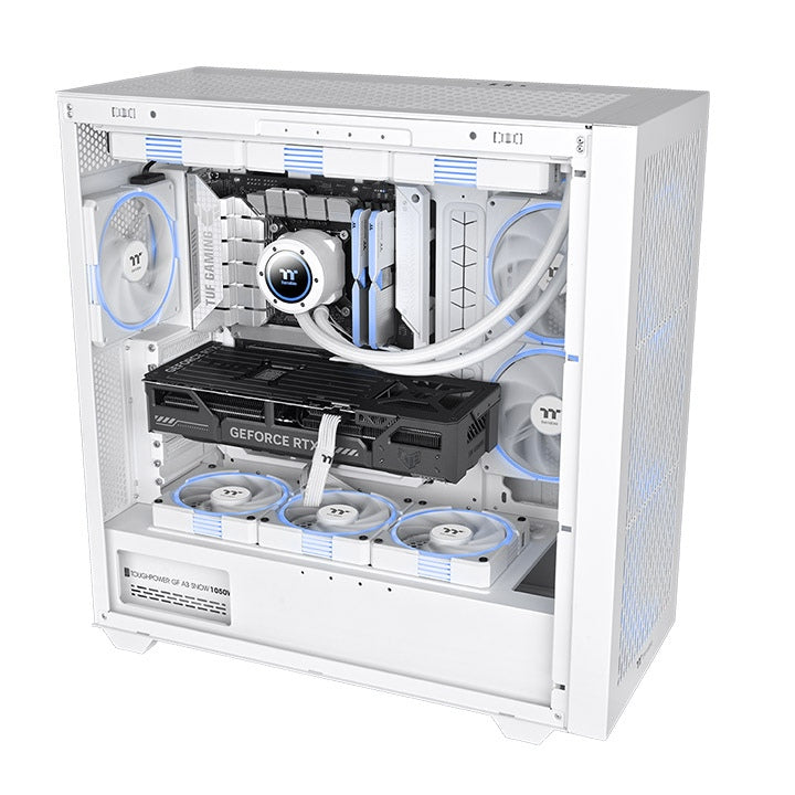 TS140 EX RGB Magnetic Quick Connect PWM Fan White Edition - 3 Fan Pack