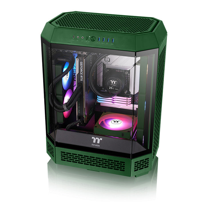 CT140 EX ARGB Sync PC Cooling Fan Racing Green (3-Fan Pack)
