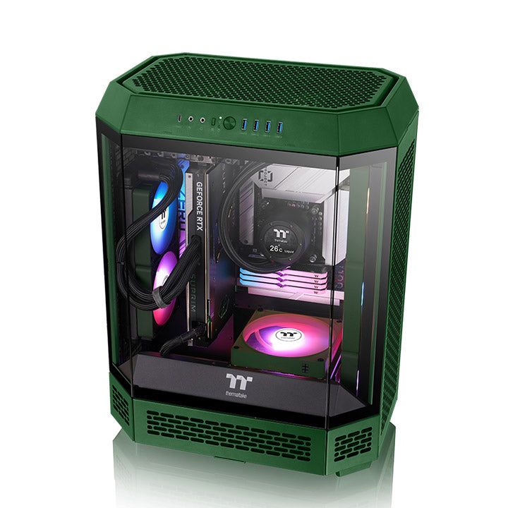 CT120 EX Reverse ARGB Sync PC Cooling Fan Racing Green (3-Fan Pack)