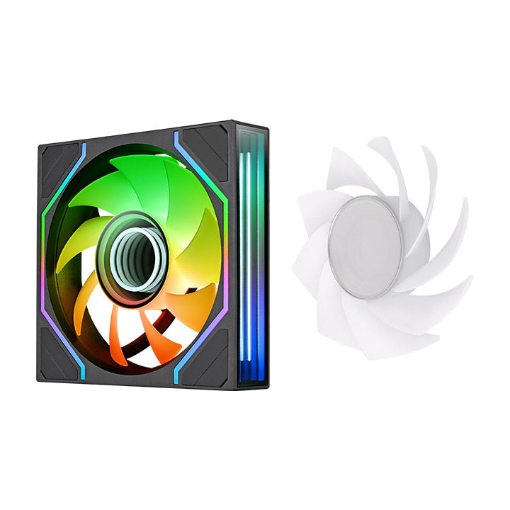 SWAFAN 120 EX INFINITY ARGB Sync PC Cooling Fan - Black Edition (3-Fan Pack)