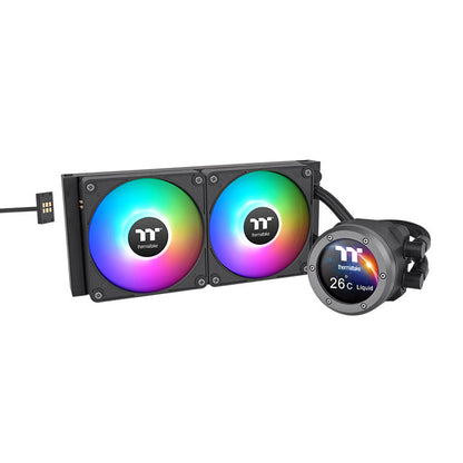 TH240 V2 Ultra EX ARGB Magnetic Connect w/ LCD Display AlO Liquid Cooler