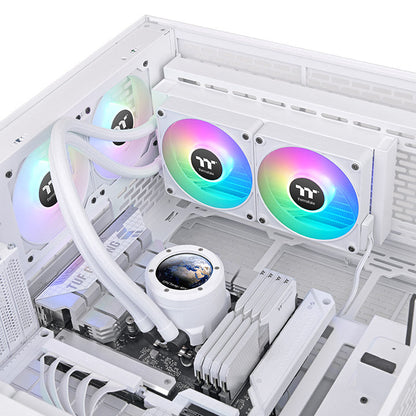 TH240 V2 Ultra EX ARGB Magnetic Connect w/ LCD Display AIO Liquid Cooler - Snow Edition