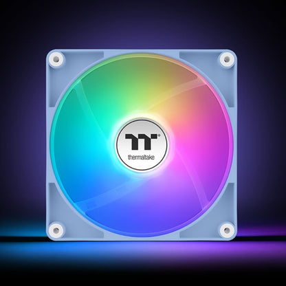 Thermaltake CT140 Reverse ARGB Sync Performance PWM Fan (up to 1800RPM) Hydrangea Blue Edition - 2 Fan Pack