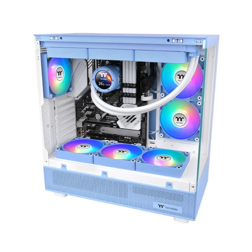 Thermaltake CT140 Reverse ARGB Sync Performance PWM Fan (up to 1800RPM) Hydrangea Blue Edition - 2 Fan Pack