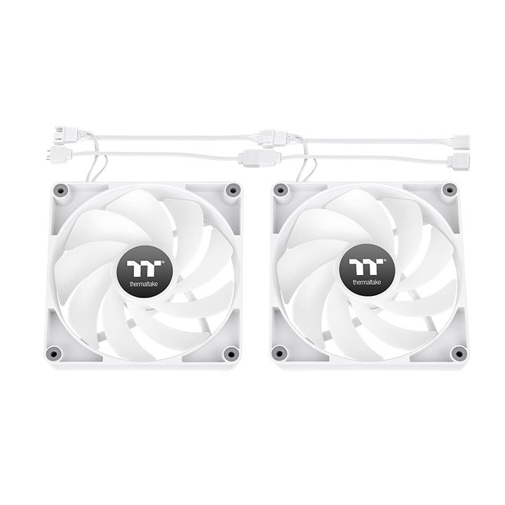 Thermaltake CT140 Reverse ARGB Sync Performance PWM Fan (up to 1800RPM) White Edition - 2 Fan Pack