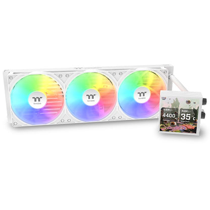 LB360 Ultra ARGB Customizable 3.95" LCD Display AIO Liquid CPU Cooler Snow Edition