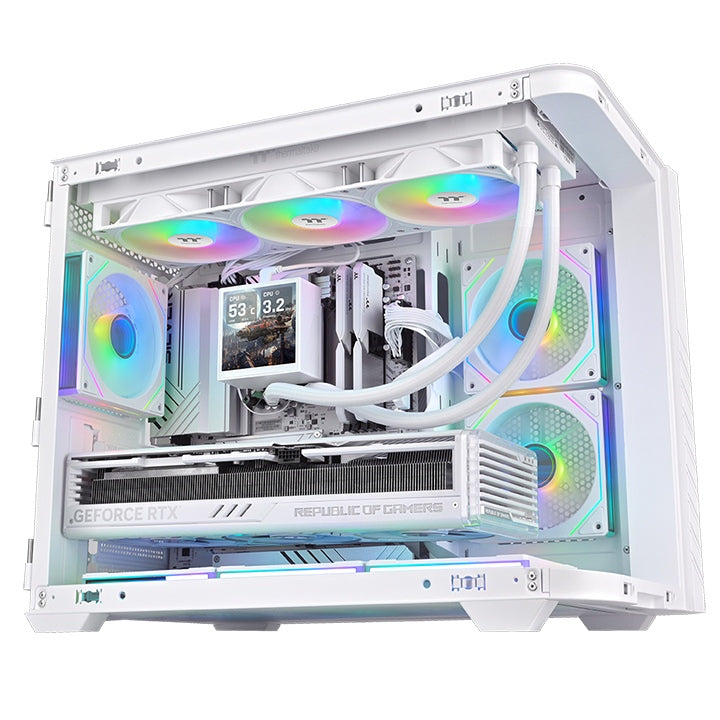 LB360 Ultra ARGB Customizable 3.95" LCD Display AIO Liquid CPU Cooler Snow Edition