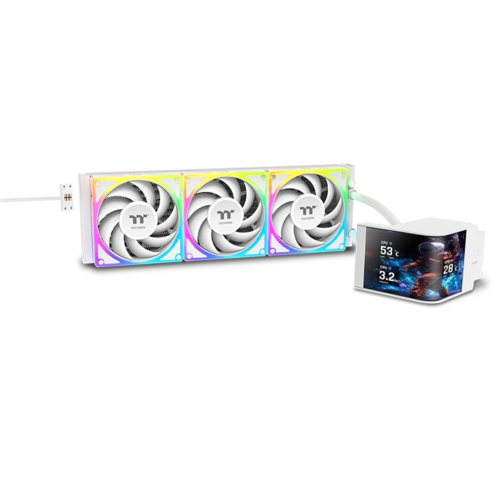 MAGCurve 360 Ultra ARGB Sync AIO Liquid Cooler - Snow Edition