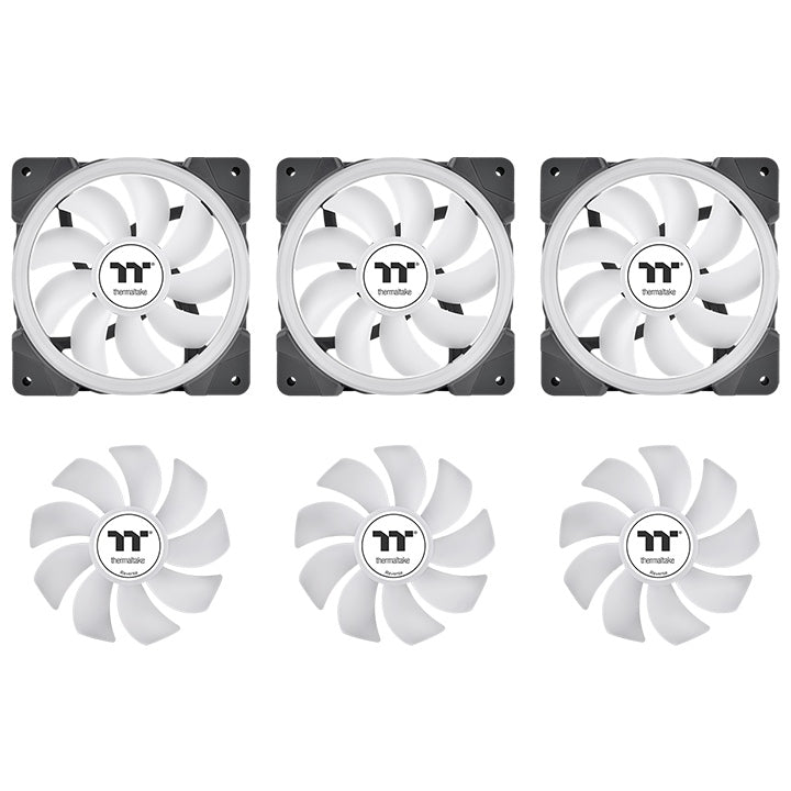 Thermaltake MINECUBE 360 Ultra ARGB with 3.95" Quad-LCD Cube Display AIO Liquid CPU Cooler Black Edition