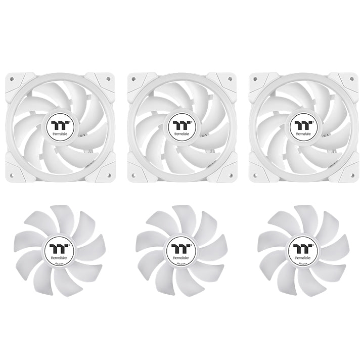 Thermaltake MINECUBE 360 Ultra ARGB with 3.95" Quad-LCD Cube Display AIO Liquid CPU Cooler Snow Edition