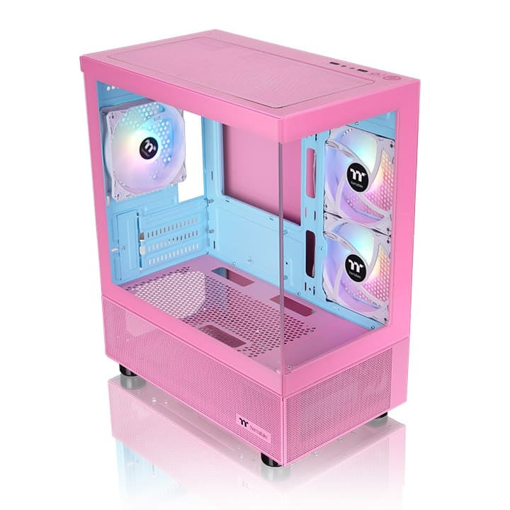 View 170 TG ARGB Bubble Pink Micro Chassis