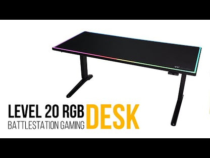 Level 20 BattleStation RGB Gaming Desk