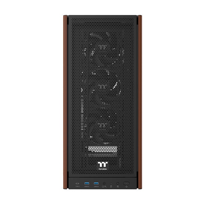 Thermaltake S370 WS Mesh Mid Tower Case Wood Edition Black
