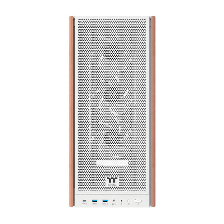 S370 WS Mesh Mid Tower Case Wood Edition Snow