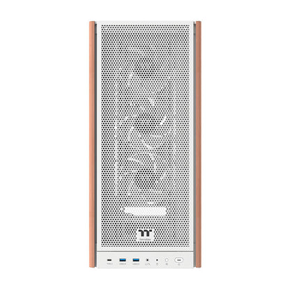 S370 WS Mesh Mid Tower Case Wood Edition Snow