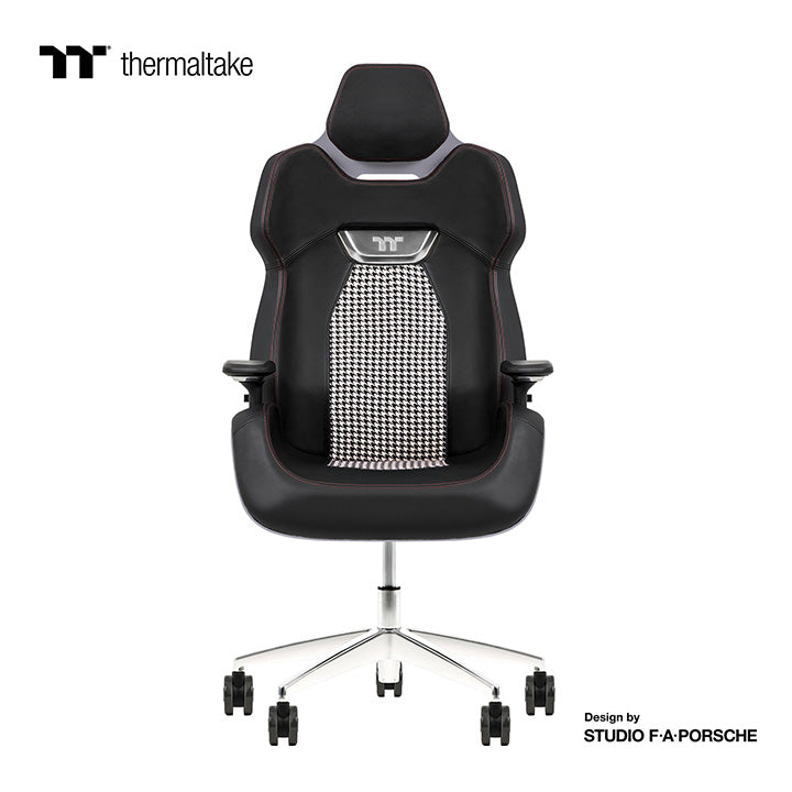 ARGENT E700 Real Leather Gaming Chair (Space Gray Houndstooth Fabric) Design by Studio F. A. Porsche