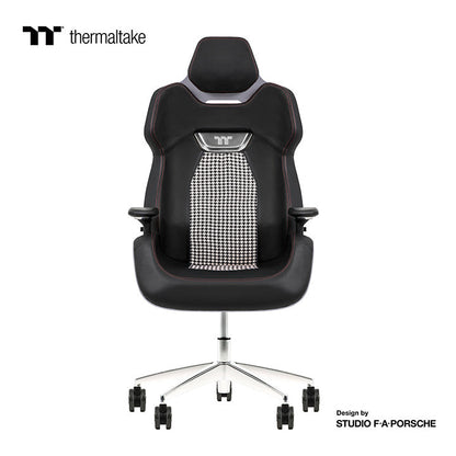 ARGENT E700 Real Leather Gaming Chair (Space Gray Houndstooth Fabric) Design by Studio F. A. Porsche