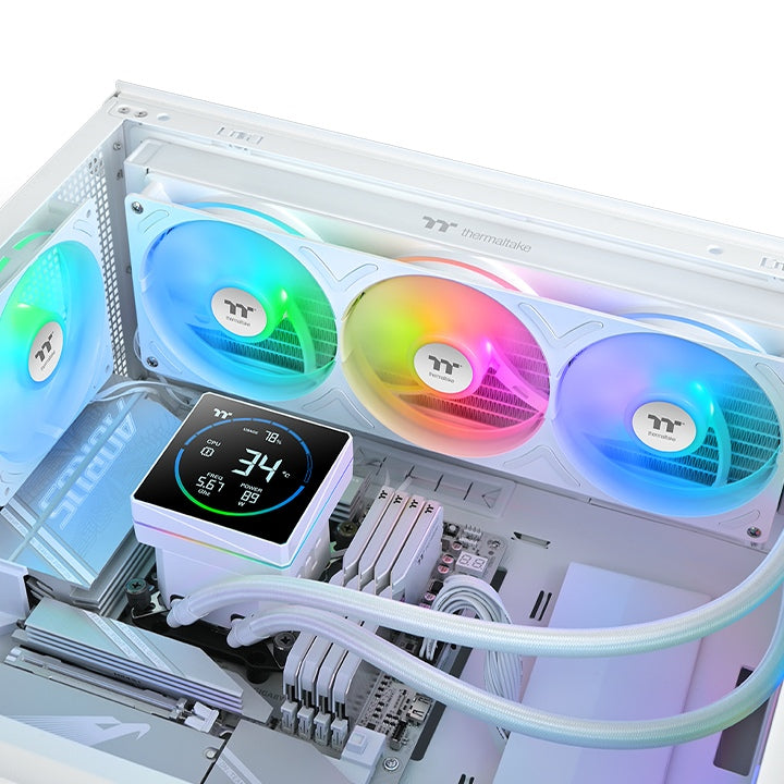 TH360-S V3 ARGB Sync AIO Liquid Cooler - Snow Edition