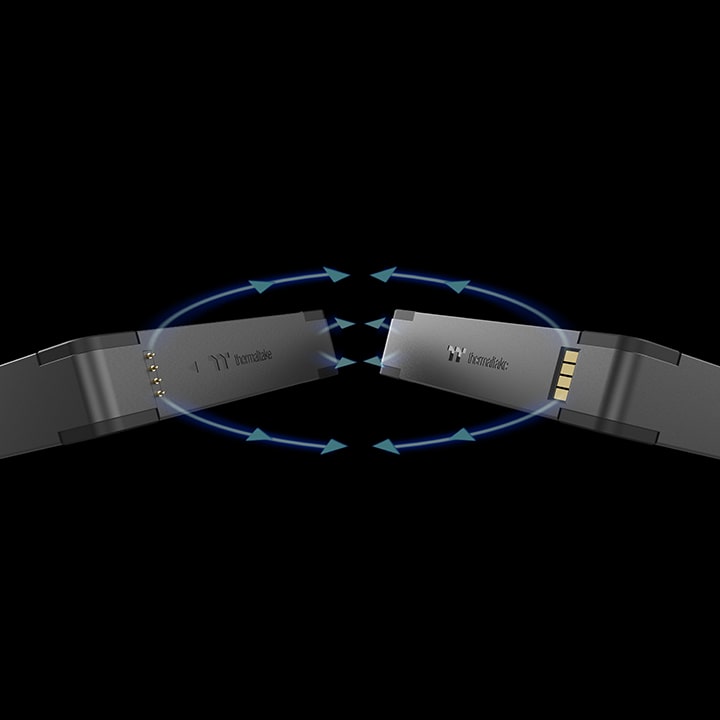 TOUGHFAN EX12 Pro High Static Pressure PC Cooling Fan – Swappable Edition (3-Fan Pack)