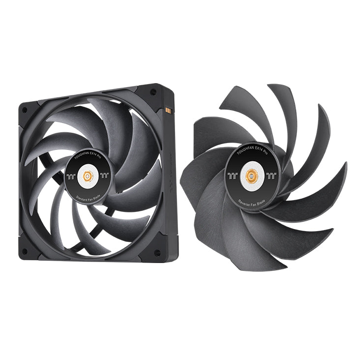 TOUGHFAN EX14 Pro High Static Pressure PC Cooling Fan – Swappable Edition (3-Fan Pack)