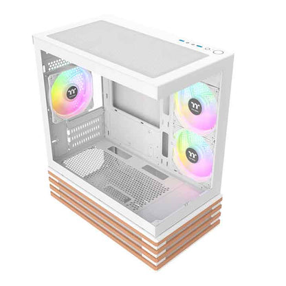 View 170 WS ARGB Micro Case Snow Wood Edition