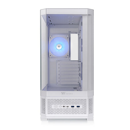 View 370 TG ARGB Mid Tower Chassis - Snow Edition