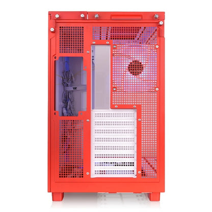View 380 XL Tempered Glass ARGB Mid Tower Case Flaming Orange Edition