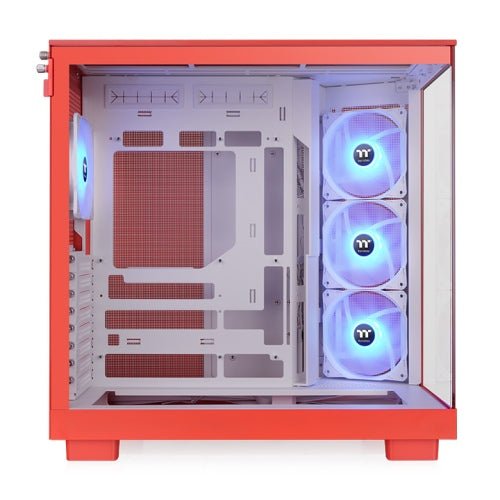 View 380 XL Tempered Glass ARGB Mid Tower Case Flaming Orange Edition