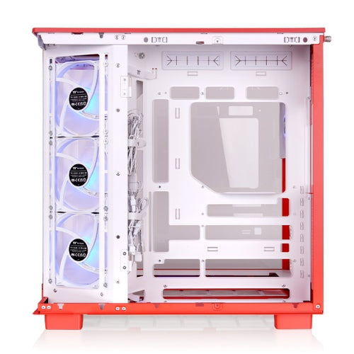 View 380 XL Tempered Glass ARGB Mid Tower Case Flaming Orange Edition