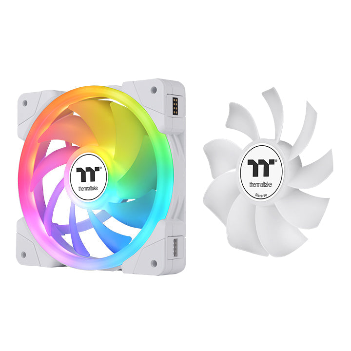 SWAFAN EX12 ARGB Sync PC Cooling Fan White TT Premium